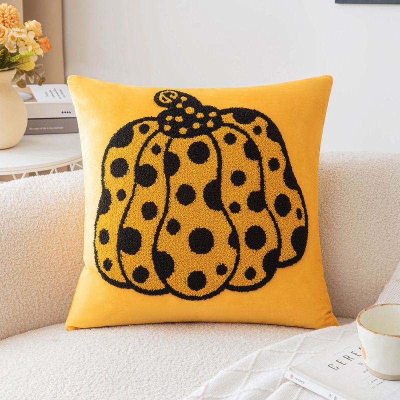 Pumpkin Embroidered  - pillowcase 18