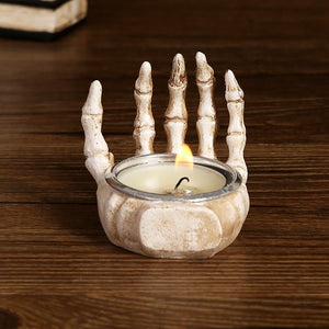 Halloween Skeleton Candle Holder Ornament