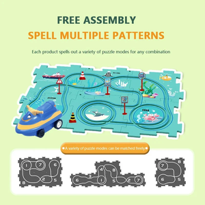 🔥Children's Educational Puzzle Track Car Play Set🧩