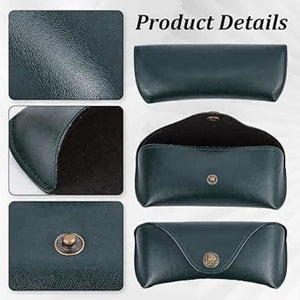 Personalized Vintage Leather Eyeglass Case