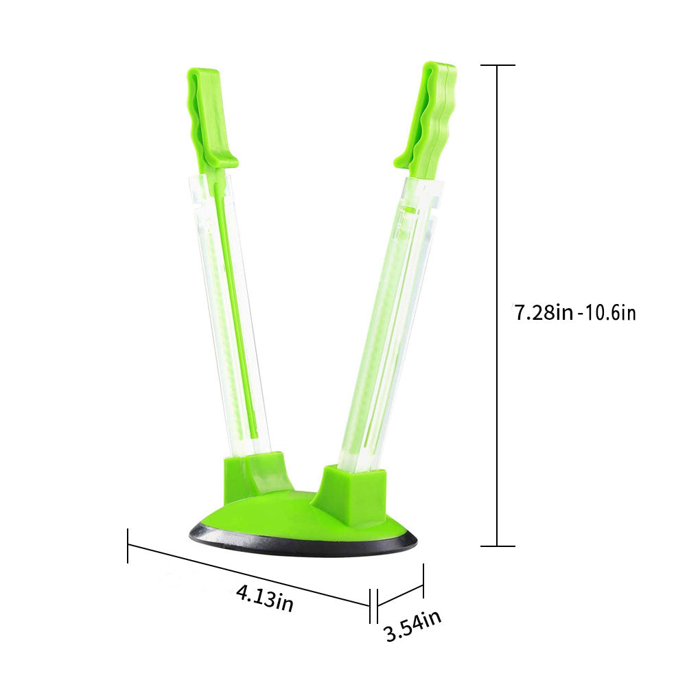 Adjustable Baggy Rack Stand Sandwich Plastic Bag Holder Food