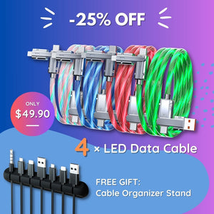 4-in-1 RGB Data Cable 1.2m