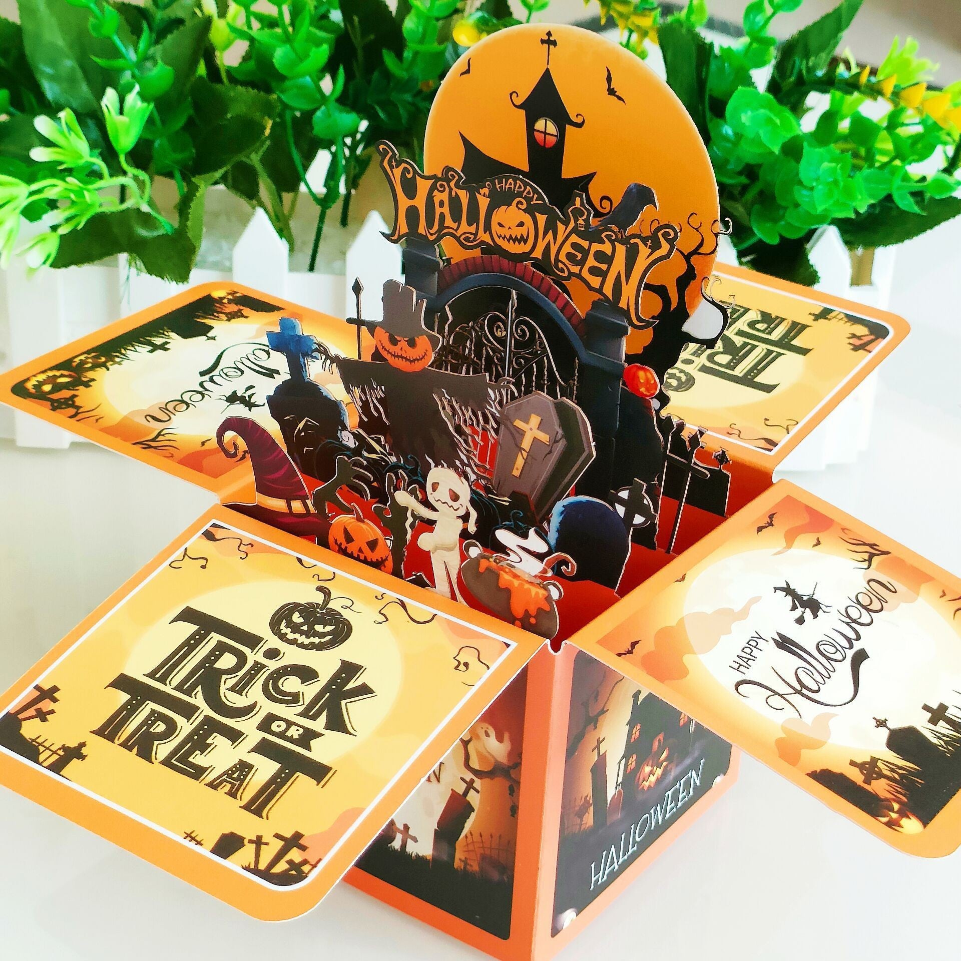 Halloween box card