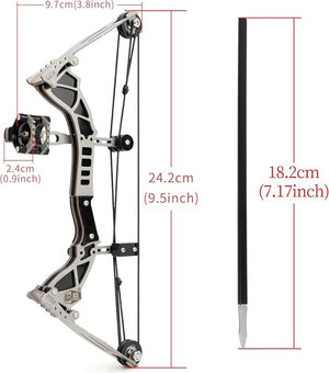 Mini Compound Bow Made of Pure Metal