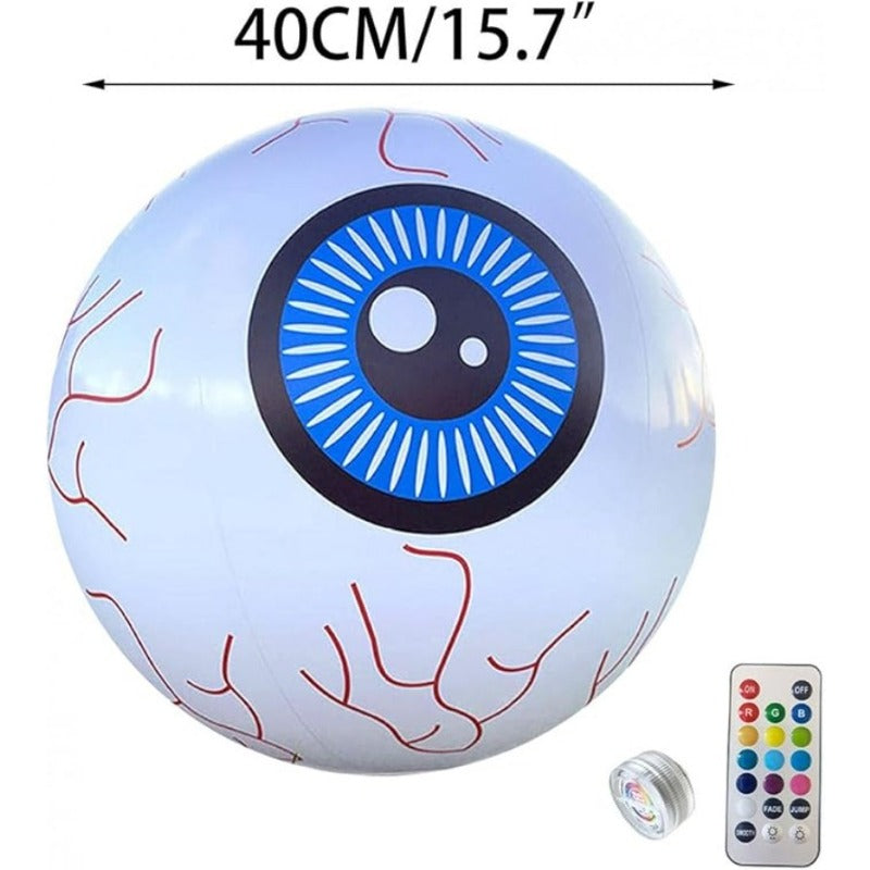 《 Glow in The Dark Eye》LED up inflatable decoration