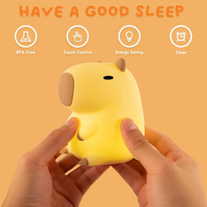 Capybara Silicone LED Night Light