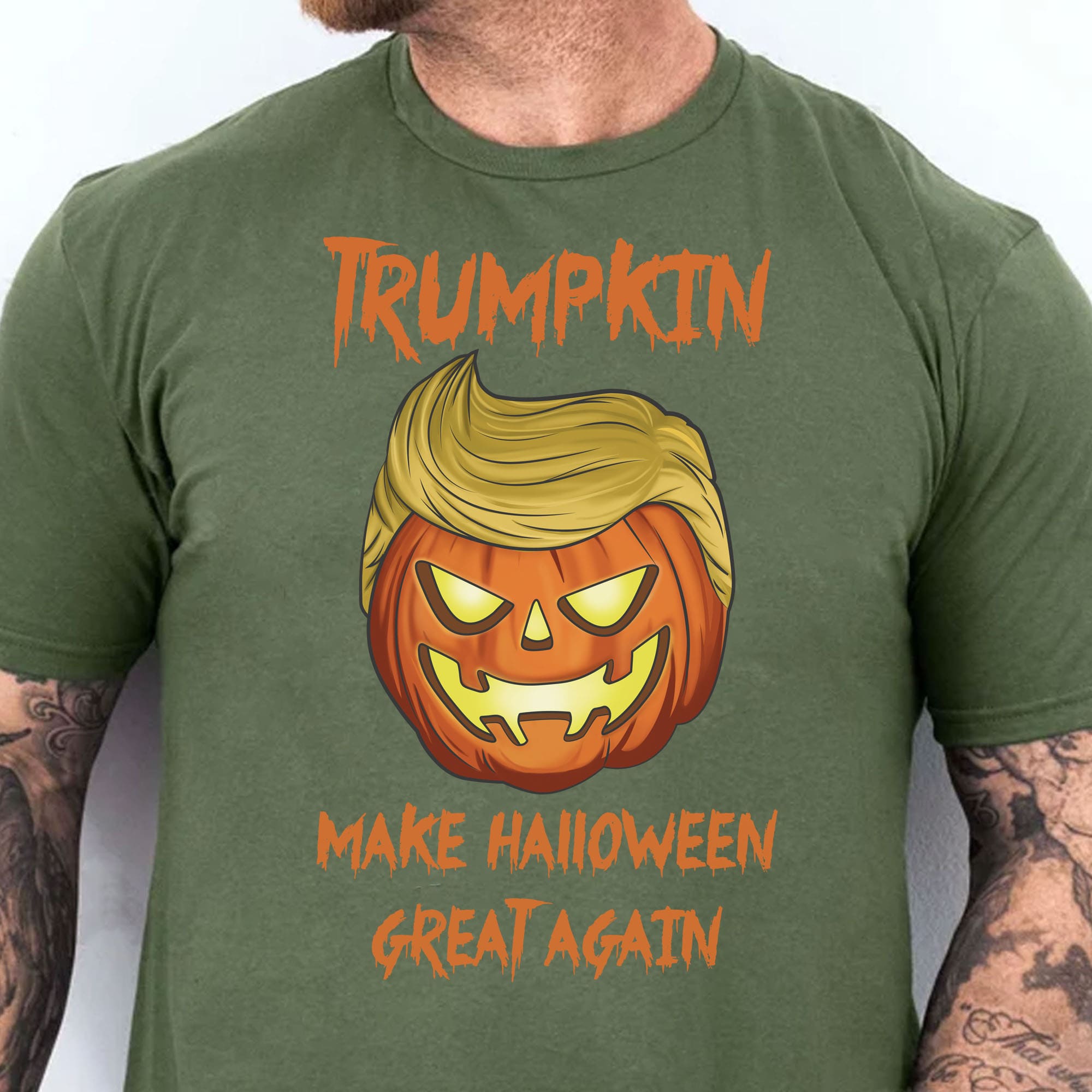 Trumpkin 2024 USA Make Halloween Great Again Funny T-Shirt