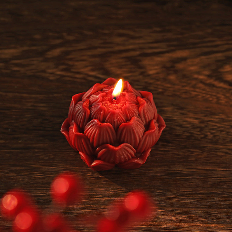 Lotus Flower Candle Gift Set 3PCS