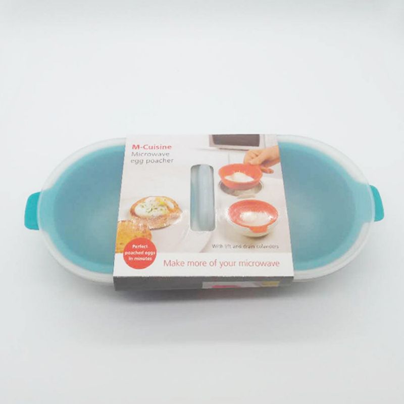 Portable egg cooker for microwave