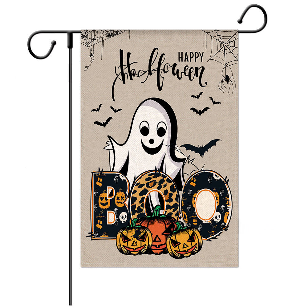 Scary Pumpkin Double Sided Banner