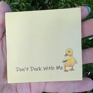 Funny Sassy Duck Sticky Notes