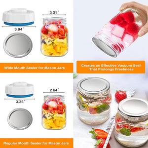 Mason Jar Vacuum Sealer Kit