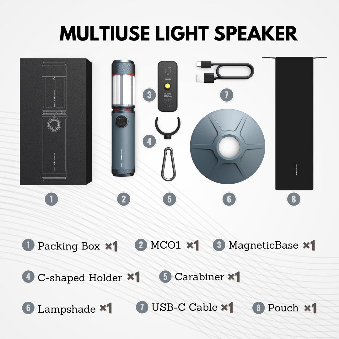 Ultimate Multiuse Light Speaker-Package A