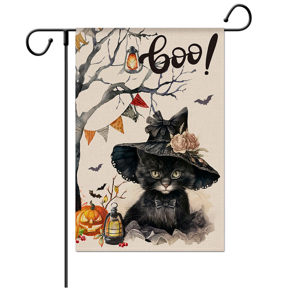 Scary Pumpkin Double Sided Banner