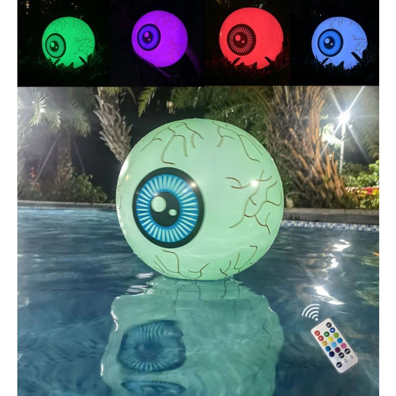 《 Glow in The Dark Eye》LED up inflatable decoration