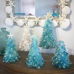 Sea Glass Christmas Tree