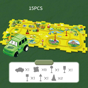 🔥Children's Educational Puzzle Track Car Play Set🧩