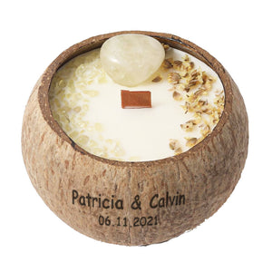 Customized|Natural Coconut Shell|Aromatherapy Candles