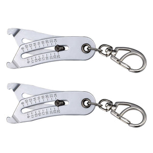 Thread Size Checker Keychain