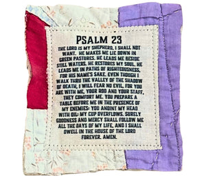 Prayer Quilt with cross inside