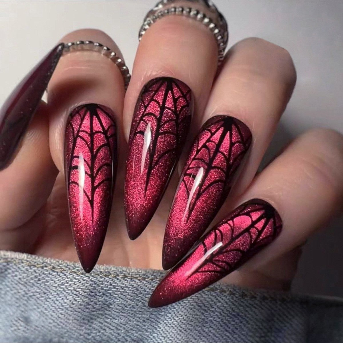 《Blood-Stained Spider 》Nail Tips