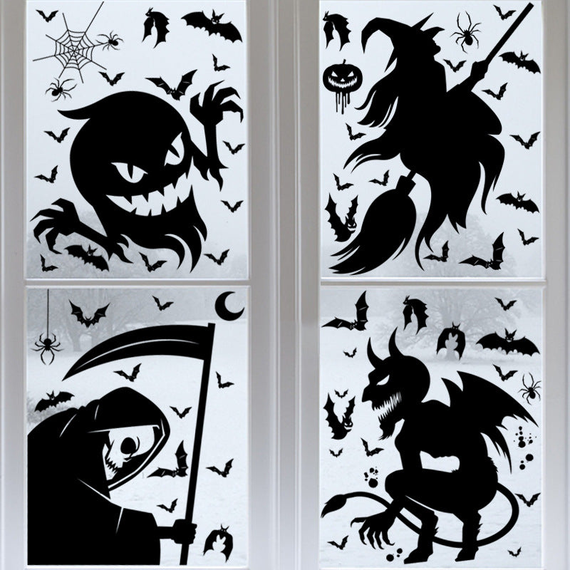 Halloween Giant Ghost of Death Ghostly Window Stickers