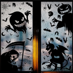 Halloween Giant Ghost of Death Ghostly Window Stickers