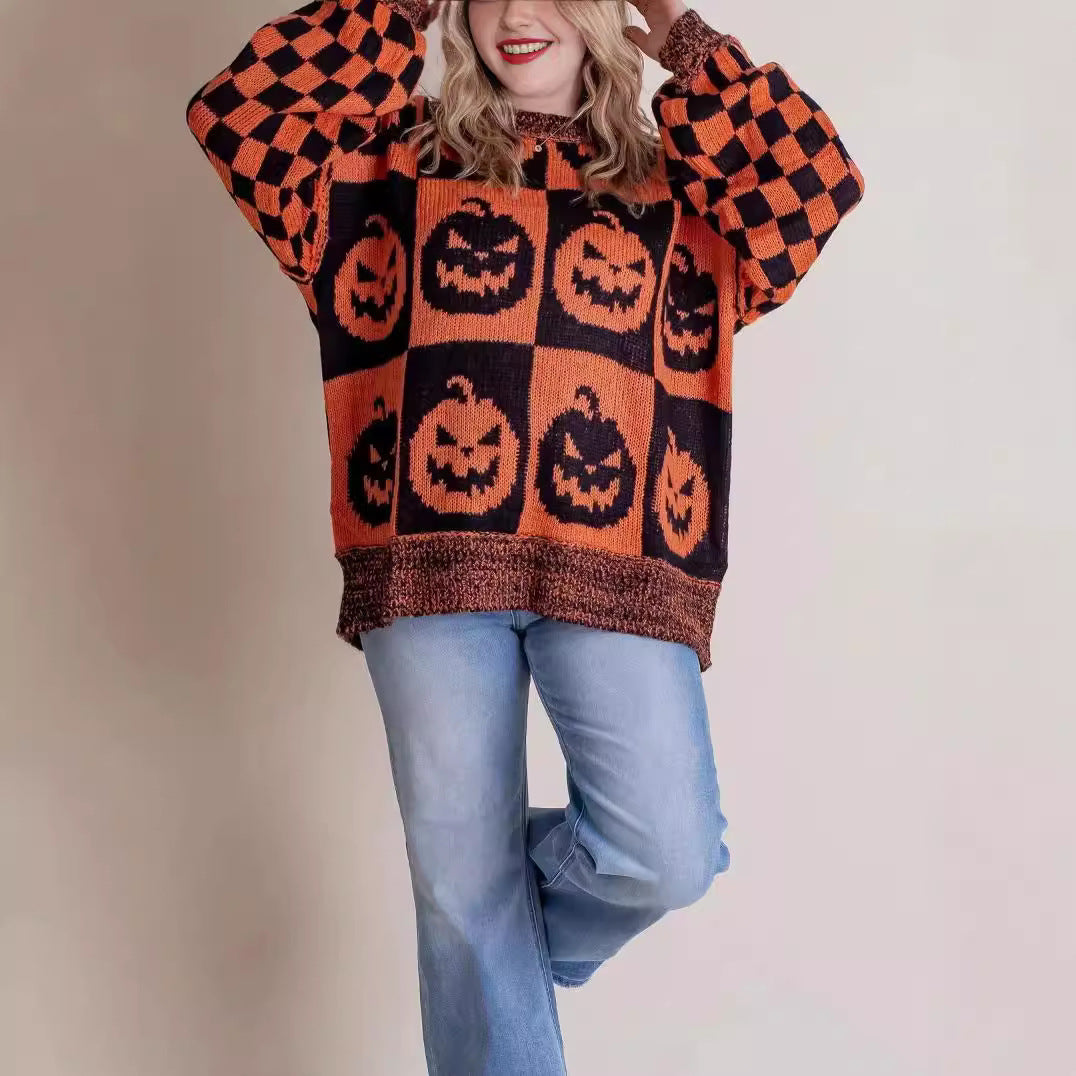 《Wicked Pumpkin》Ladies Sweater