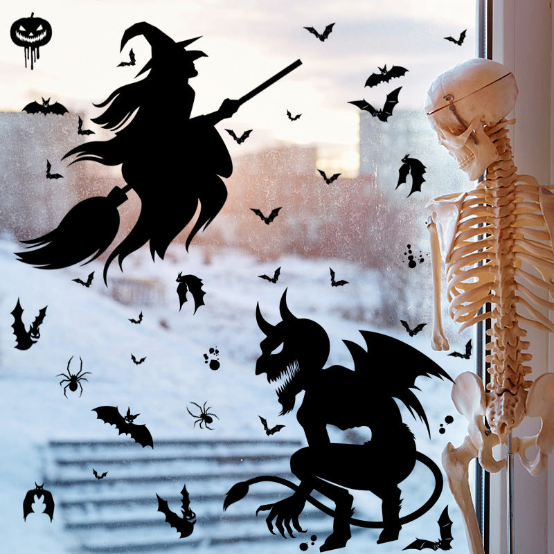 Halloween Giant Ghost of Death Ghostly Window Stickers