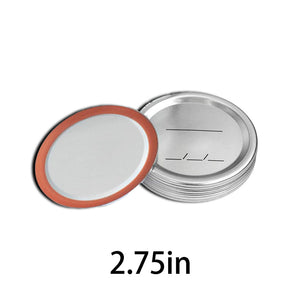 Mason jar closure lids