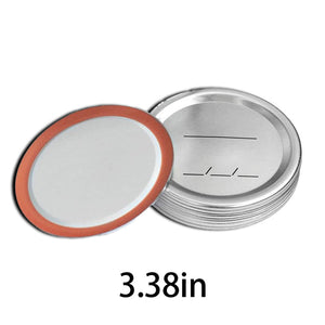 Mason jar closure lids