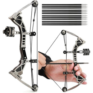 Mini Compound Bow Made of Pure Metal