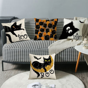 Cat Frights - pillowcase 18"x18"