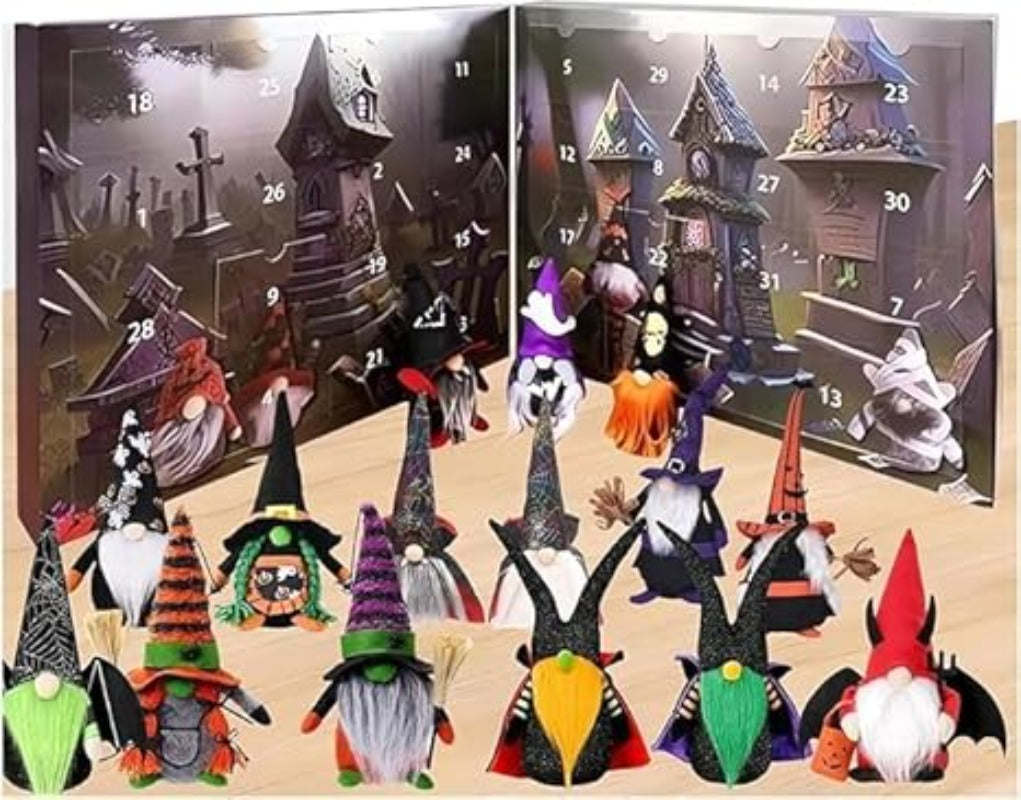 2024 Halloween Countdown Advent Calendar Gnome Blind Box