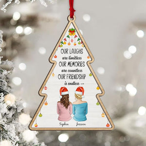 Personalized Best Friend Christmas Ornament