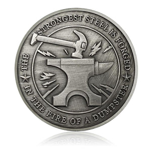 Dumpster Challenge Fire Coin