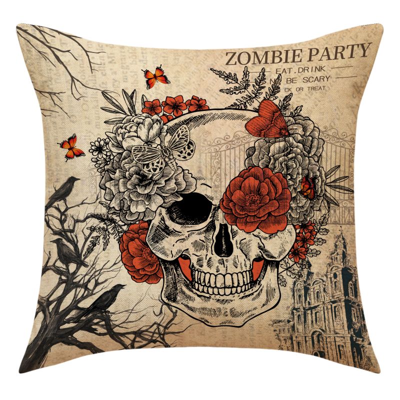 Terror and Roses - pillowcase 18"x18"