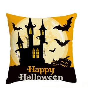 Happy Halloween Theme - pillowcase 18"x18"