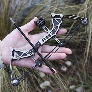 Mini Compound Bow Made of Pure Metal