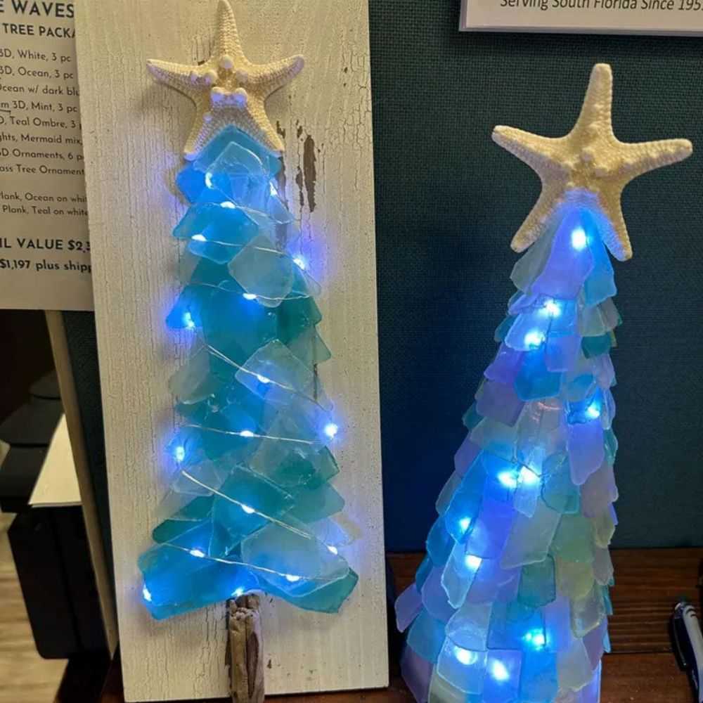 Glass Christmas TreeDIY