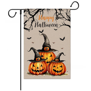 Scary Pumpkin Double Sided Banner