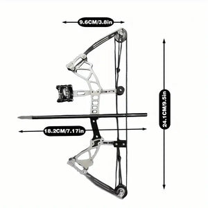 Mini Compound Bow Made of Pure Metal