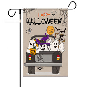 Scary Pumpkin Double Sided Banner