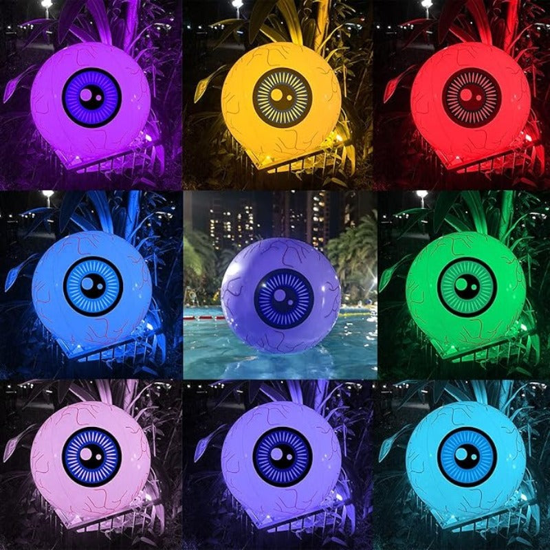 《 Glow in The Dark Eye》LED up inflatable decoration