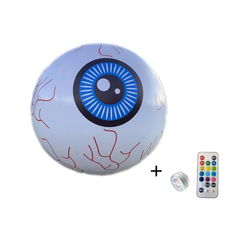 《 Glow in The Dark Eye》LED up inflatable decoration