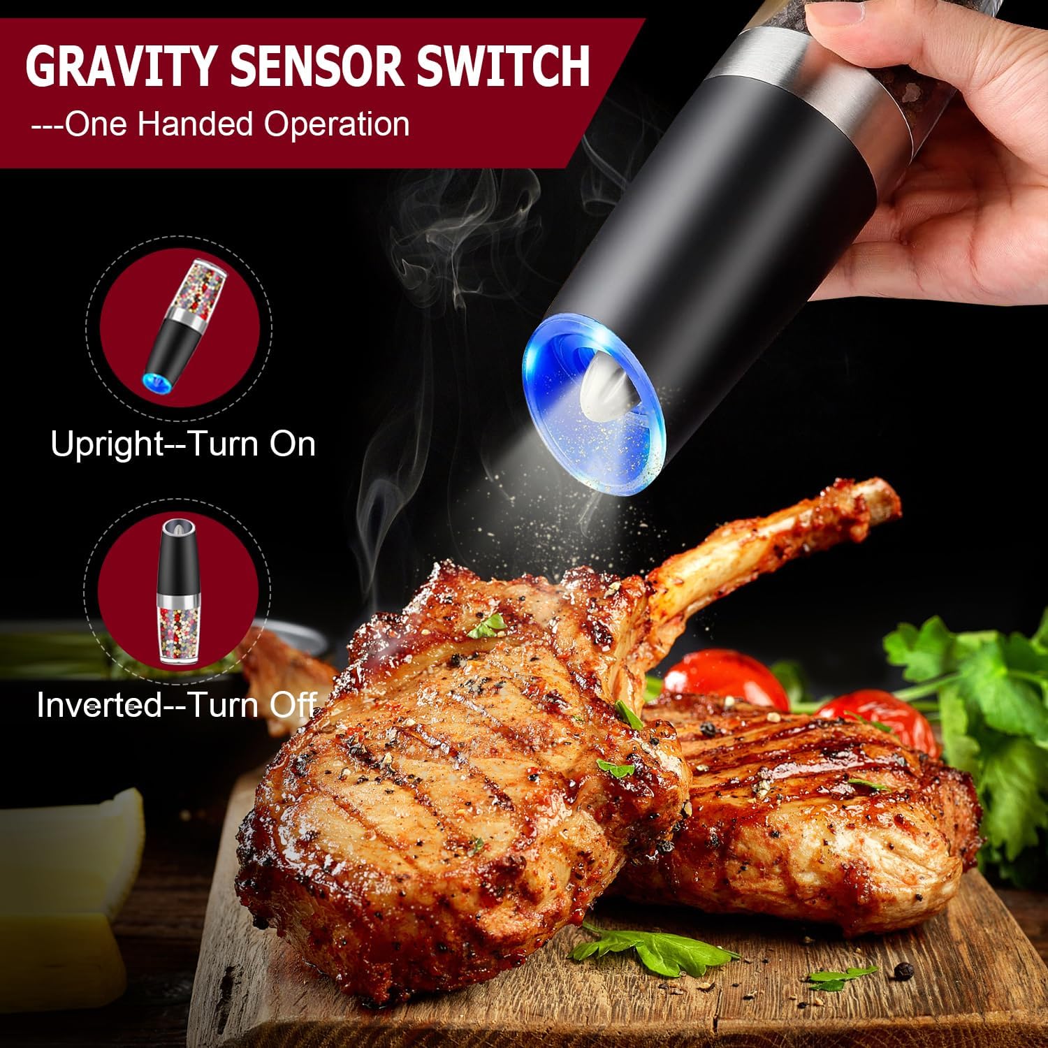 Gravity Electric Pepper Grinder