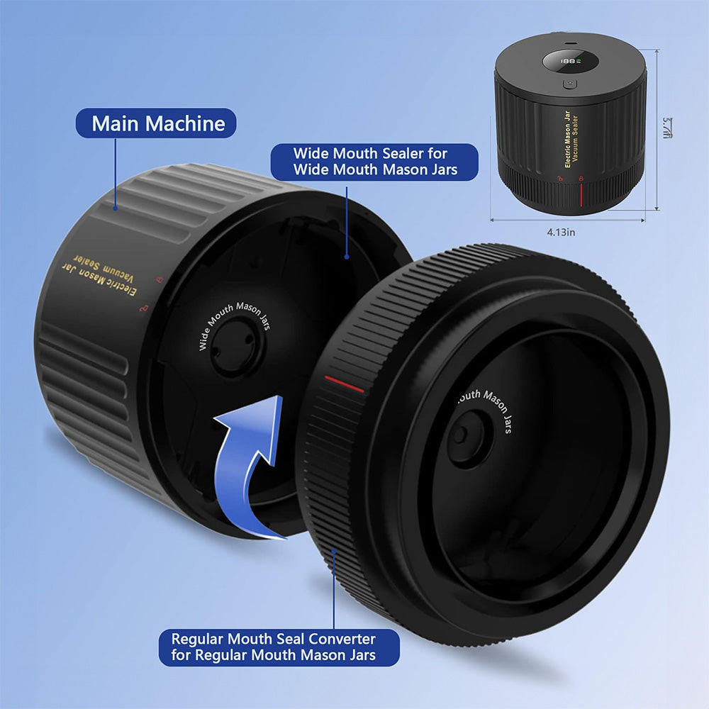 NEW-Electric Mason Jar Vacuum Sealer